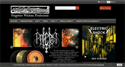 Desktop Screenshot of forgottenwisdomprod.com